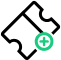 tickets to cart icon