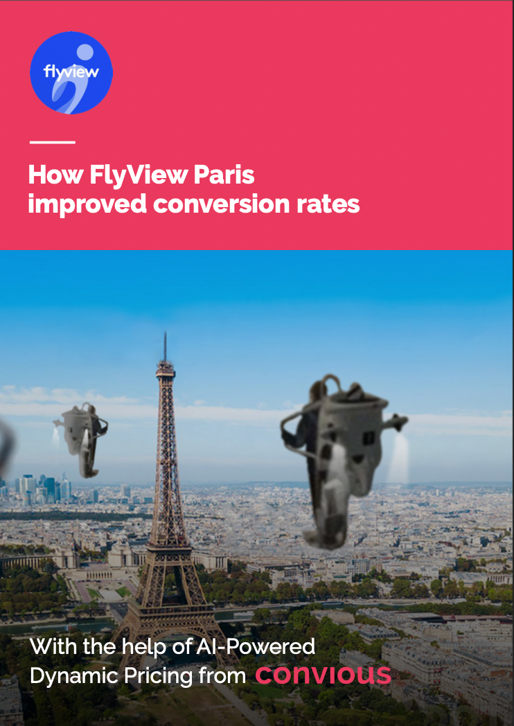 Hero image for the article: How FlyView Paris improved conversion rates with the help of Convious’ AI-Powered Dynamic Pricing.